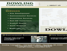 Tablet Screenshot of dowlingcorporation.com